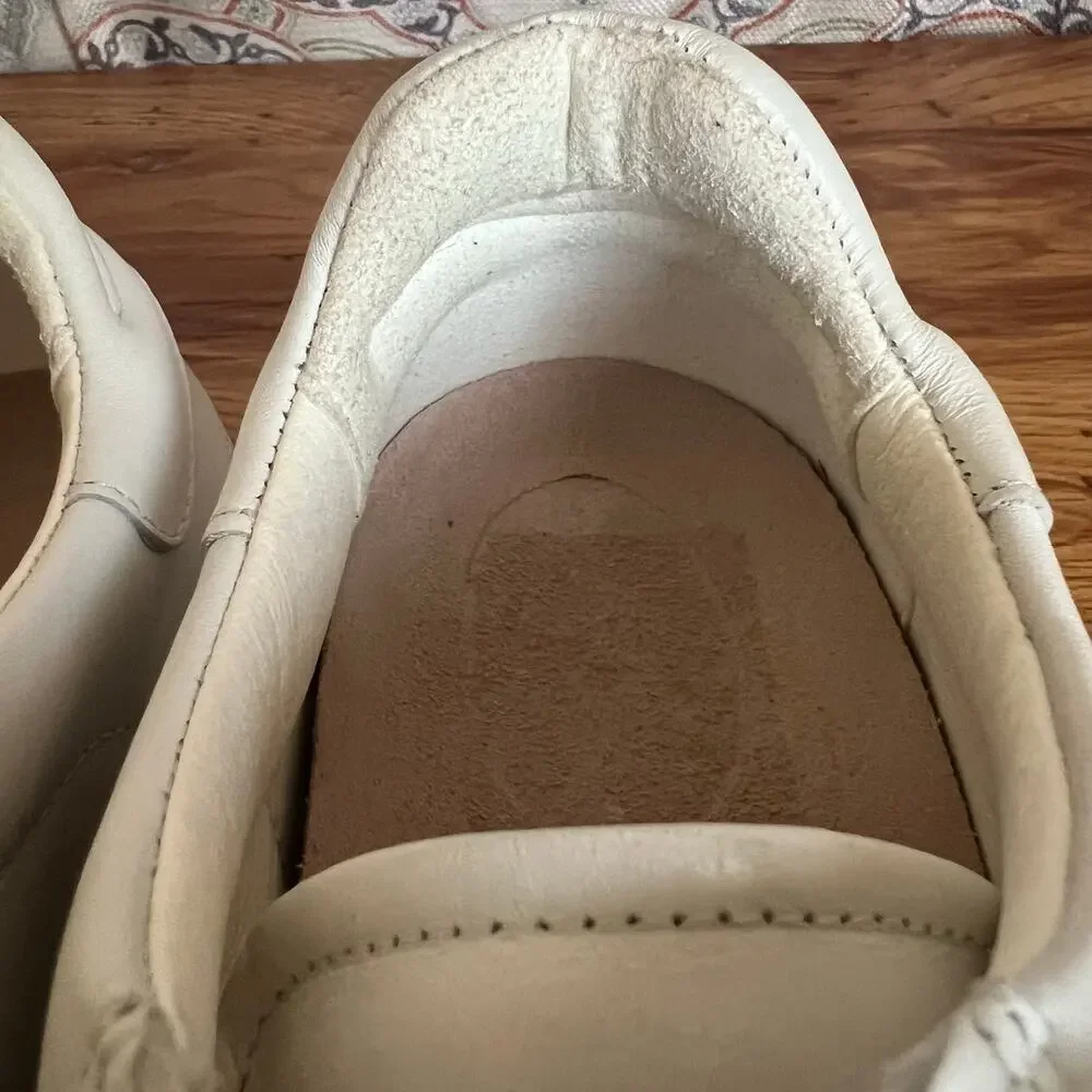 Birkenstock Bend Low Leather White Shoes Size 11